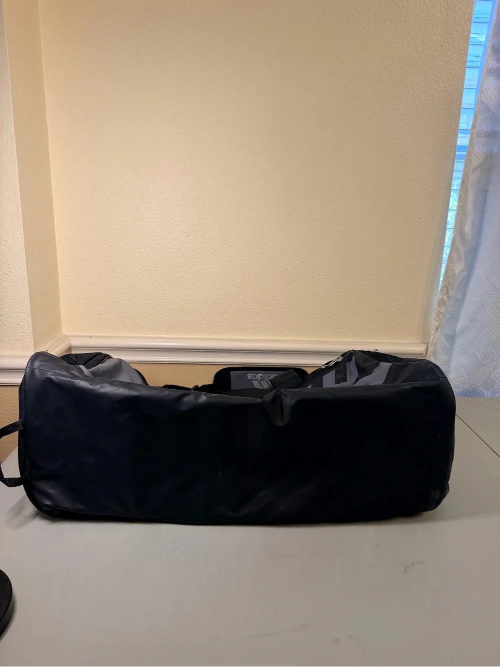 Adidas Black and Gray Men’s Duffel Bag